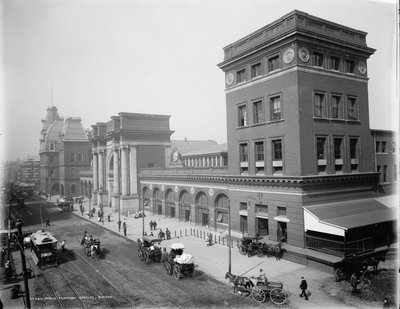 Estación Terminal Norte, Boston de Detroit Publishing Co.